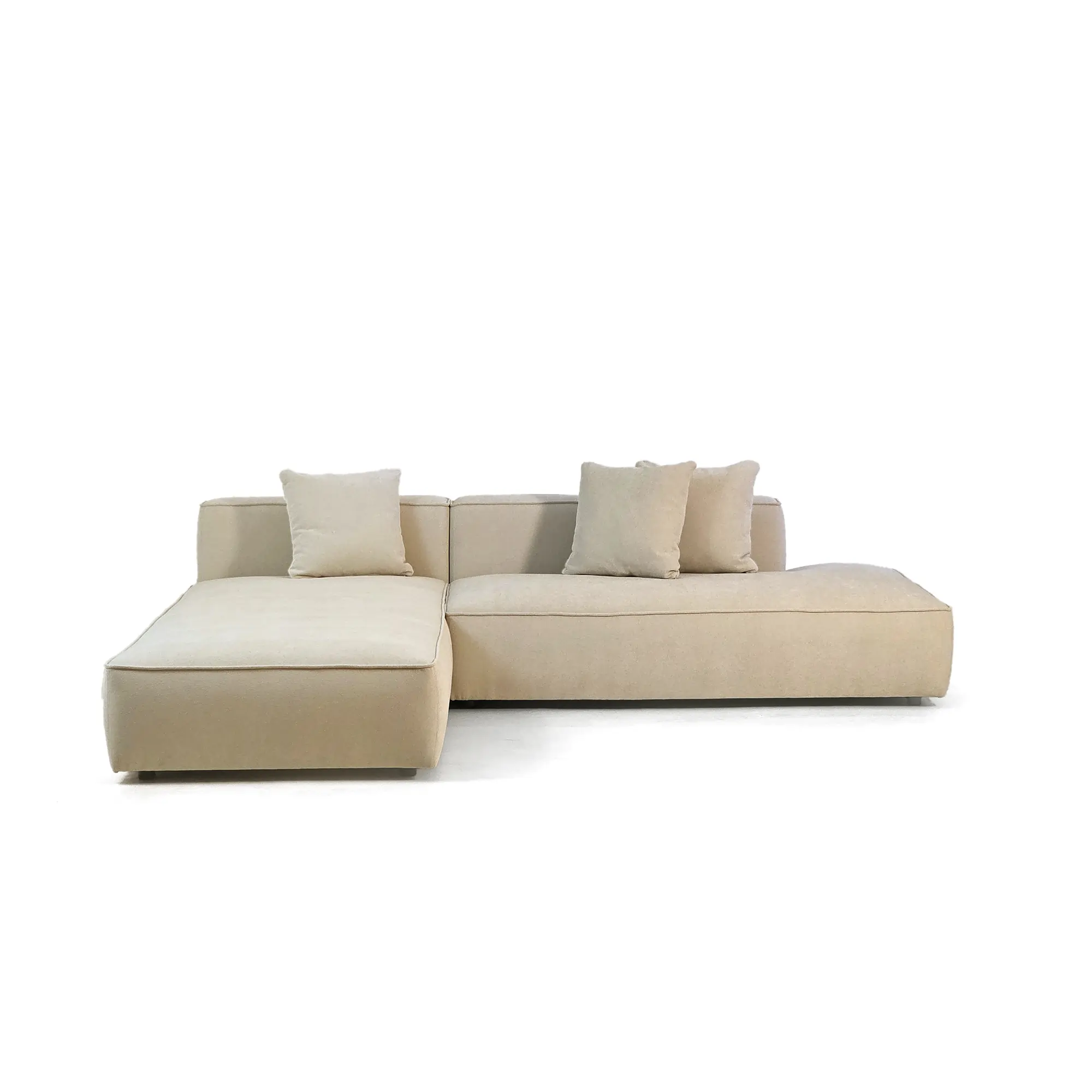 Ugaona garnitura Jana bež boje slika od napred